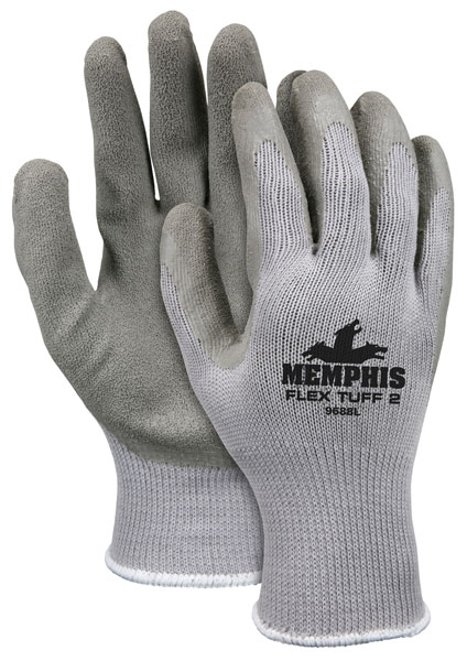 NXG® Work Gloves with 10 Gauge Cotton/Polyester Shell and Latex Dipped Palm - Spill Control